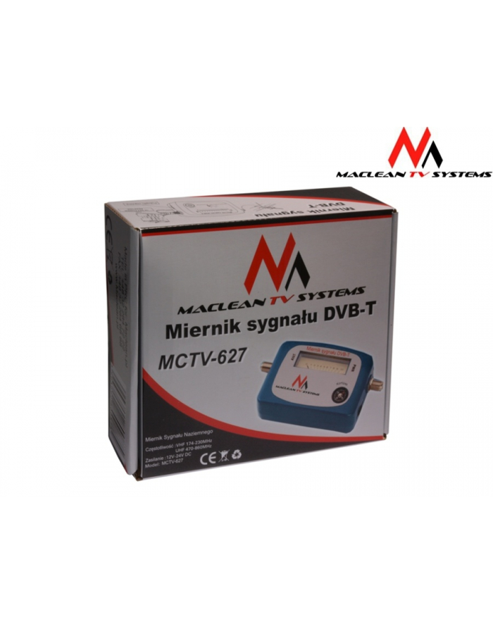 Maclean Miernik sygnalu DVB-T MCTV-627 Do ustawiania anten DVB-T główny