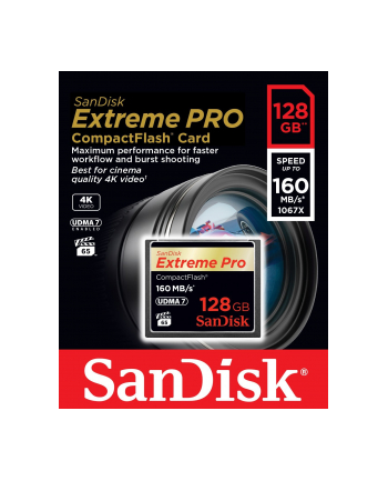 SanDisk Extreme Pro CompactFlash 128GB 160MB/s UDMA 7
