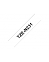 Taśma Brother TZeN231 12mm wh/black - nr 32