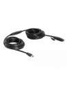Delock Przedłużacz aktywny USB 3.0 AM-AF 10m czarny - nr 32