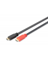 Kabel HDMI z wzmacniaczem, HDMI A /M (wtyk)                      - HDMI A /M (wtyk) 15m standard 1.4 czarny. - nr 12