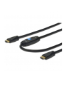 Kabel HDMI z wzmacniaczem, HDMI A /M (wtyk)                      - HDMI A /M (wtyk) 15m standard 1.4 czarny. - nr 13