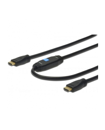 Kabel HDMI z wzmacniaczem, HDMI A /M (wtyk) - HDMI A /M (wtyk)   30m standard 1.4 czarny.