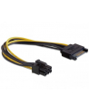 Delock Kabel SATA Power(M) -> PCI Express 6Pin 21cm - nr 10