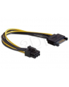 Delock Kabel SATA Power(M) -> PCI Express 6Pin 21cm - nr 12