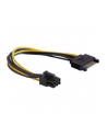 Delock Kabel SATA Power(M) -> PCI Express 6Pin 21cm - nr 14