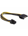 Delock Kabel SATA Power(M) -> PCI Express 6Pin 21cm - nr 16