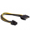 Delock Kabel SATA Power(M) -> PCI Express 6Pin 21cm - nr 1