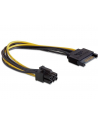 Delock Kabel SATA Power(M) -> PCI Express 6Pin 21cm - nr 21