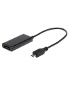 ADAPTER MHL(M)->HDMI(F)+USB MICRO(BF)(5PIN) 16CM GEMBIRD - nr 1