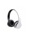 Gembird Słuchawki z mikrofonem bezprzewodowe BHP-BER-BK (Bluetooth) białe - nr 50
