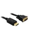Delock kabel Displayport (M)->DVI-I(M) 24+1PIN 2m gold - nr 5