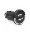 Delock ładowarka adapter napięcia zapalniczka 12V/24V -> 2 x USB, Black - nr 11