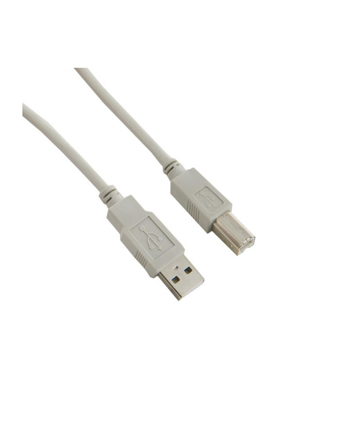 4World Kabel USB 2.0 typu A-B M/M 5m szary główny