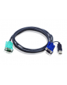 ATEN KVM Cable (HD15-SVGA, USB, USB) - 1.2m - nr 15