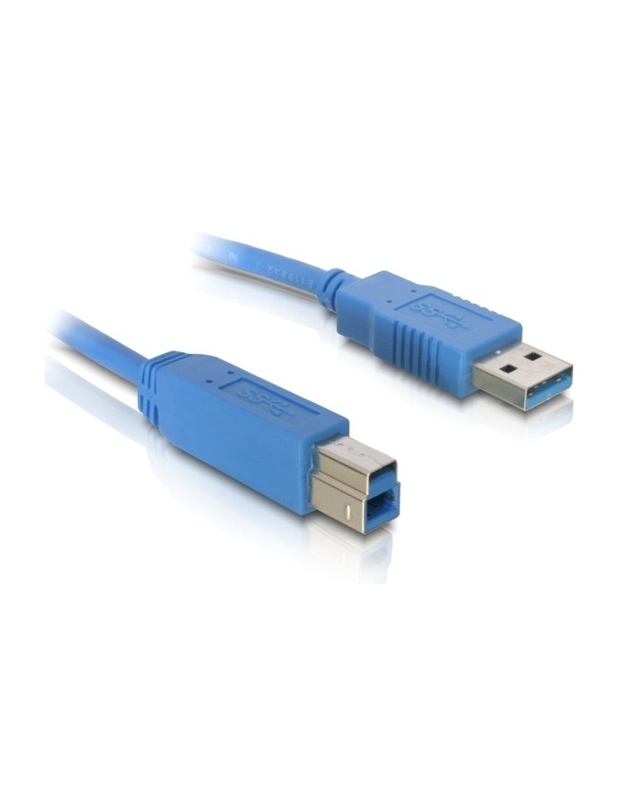Delock kabel USB 3.0 AM -> USB 3.0 BM, 1m, blue główny