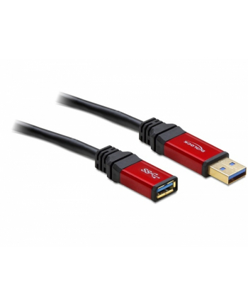 Delock przedłużacz USB 3.0 AM-AF, 1m, black, Premium