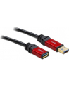 Delock przedłużacz USB 3.0 AM-AF, 1m, black, Premium - nr 12