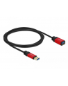 Delock przedłużacz USB 3.0 AM-AF, 2m, black, Premium - nr 26