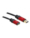 Delock przedłużacz USB 3.0 AM-AF, 2m, black, Premium - nr 30