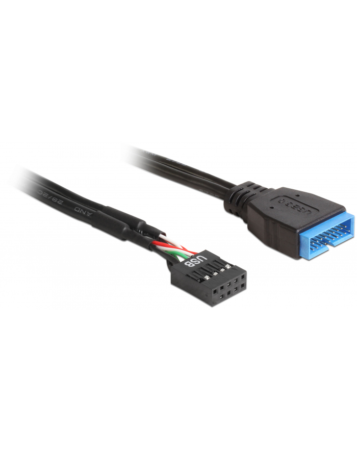 Delock kabel USB 2.0 płyta główna (F) > USB 3.0 płyta główna (M), 0.3m główny
