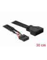 Delock kabel USB 2.0 płyta główna (F) > USB 3.0 płyta główna (M), 0.3m - nr 24