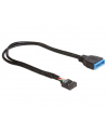 Delock kabel USB 2.0 płyta główna (F) > USB 3.0 płyta główna (M), 0.3m - nr 4