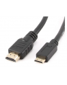Gembird kabel HDMI-HDMI MINI (A-C) V1.4 High Speed Ethernet 1.8M pozłacane końce - nr 1