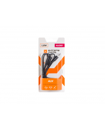 Natec kabel minijack -> minijack 3,5 M/M 1.2 m, blister