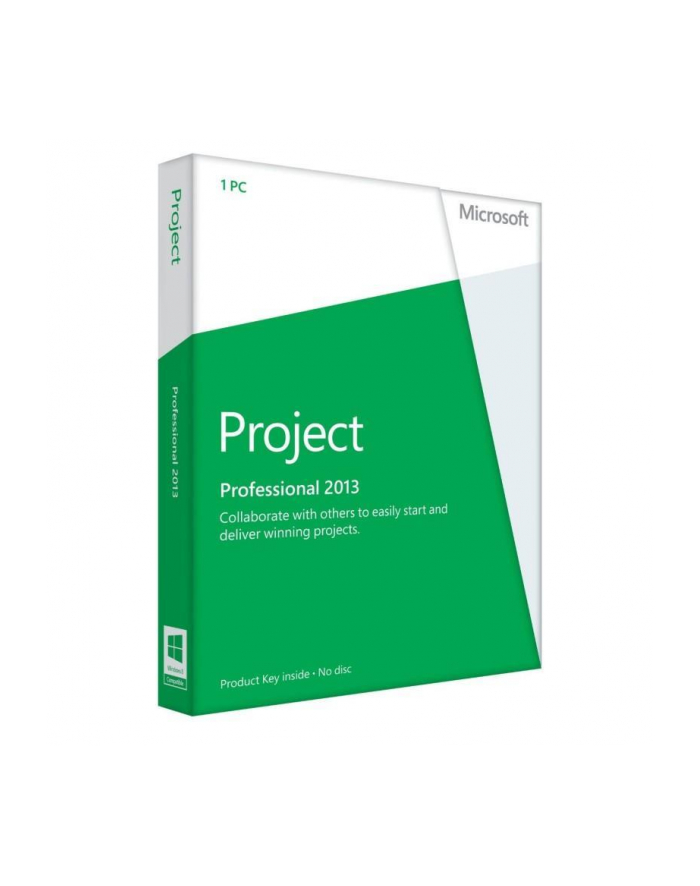 Microsoft Project Pro 2013 German - Box główny