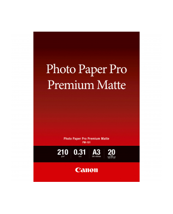 Papier Canon PM-101 Photo Premium Matte | A3 | 20ark