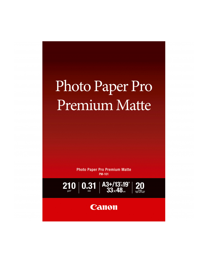 Papier Canon PM-101 Photo Premium Matte | A3+ | 20ark główny
