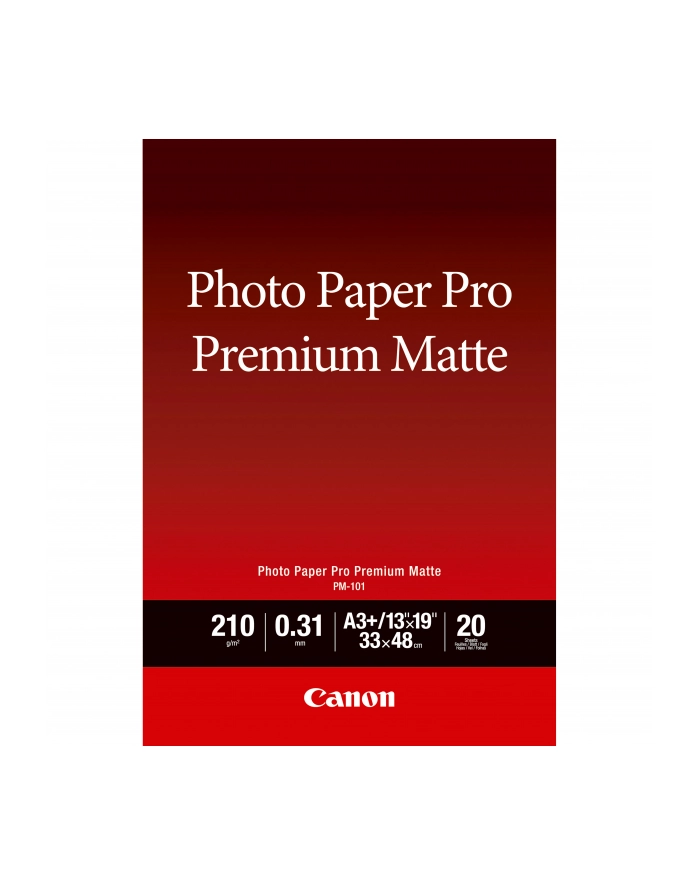Papier Canon PM-101 Photo Premium Matte | A3+ | 20ark główny