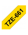 Brother Taśma laminowana Tape/black-yellow 36mm f 3xx/5xx - nr 61