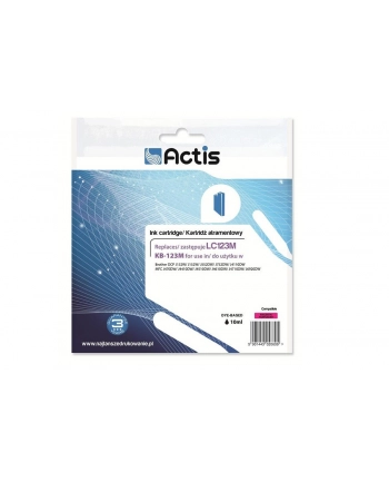 TUSZ ACTIS BROTHER LC123M MAGENTA 15ml /KB-123M