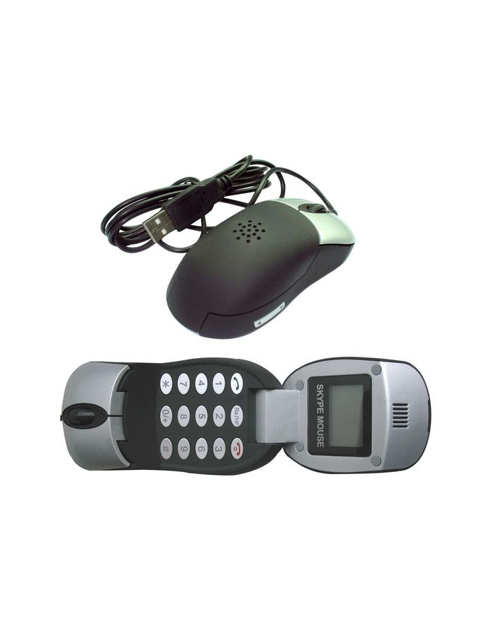Gembird mysz optyczna USB, 800 DPI, czarna + LCD (SKYPE) główny