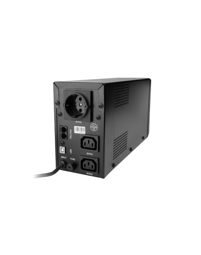 UPS Energenie-Gembird Line-Interactive,850VA,2xIEC,1xSchuko 230V OUT,USB,LCD główny