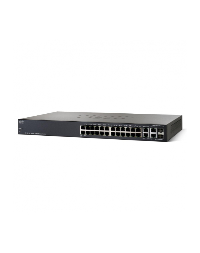 Cisco SF300-24PP 24-port 10/100 PoE+ Managed Switch w/Gig Uplinks główny