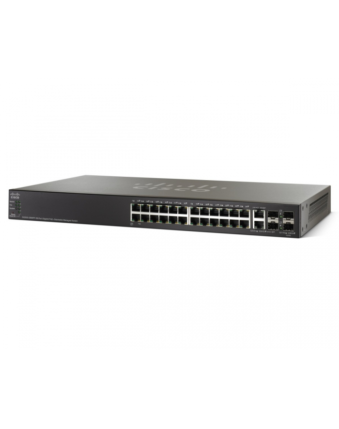 Cisco SG500-28MPP 28-port Gigabit Max PoE+ Stackable Managed Switch główny