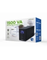UPS Energenie-Gembird Line-Interactive,1500VA,3xIEC,2xSchuko 230V,USB,RJ11,LCD - nr 13