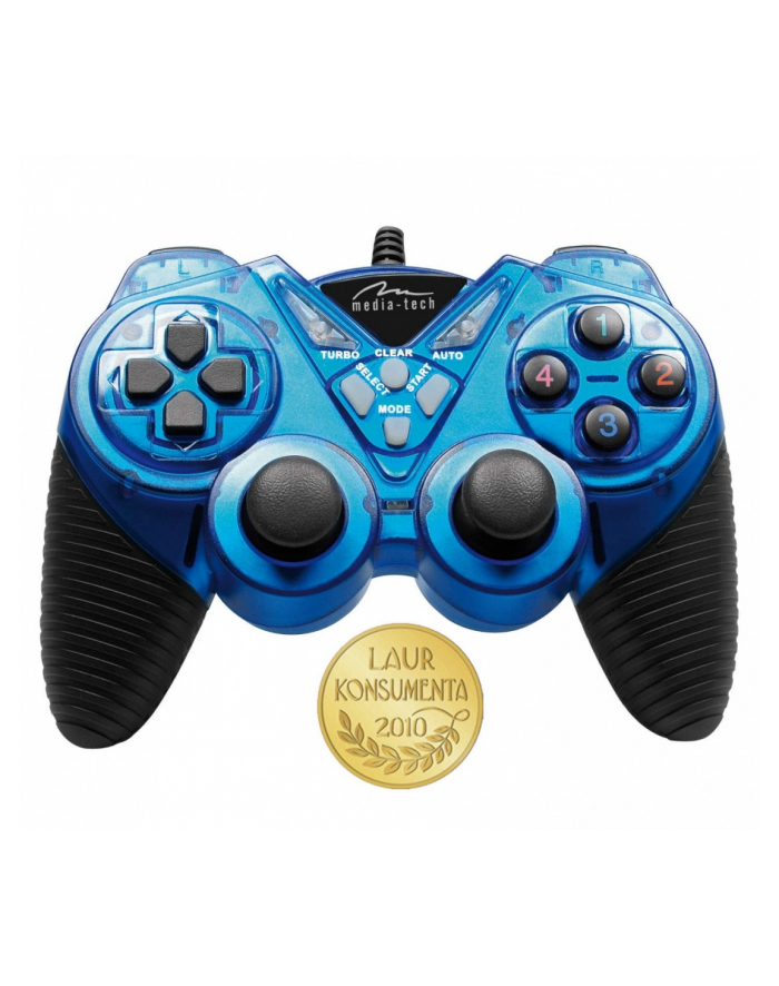 Gamepad MEDIATECH MT1504 ROGUE cyfrowo analogowy z efektem VIBRATION FORCE główny