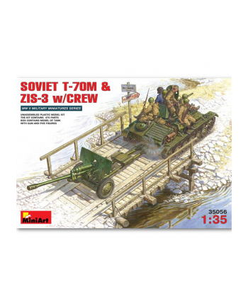 MINIART Soviet T70M & ZIS3 wcrew