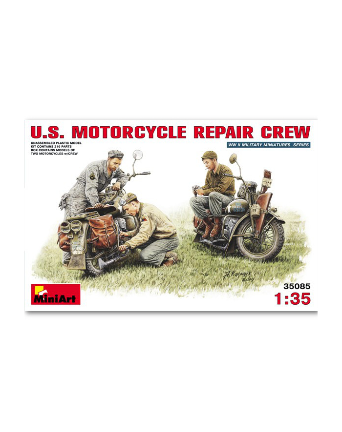 MINIART Motorcycle repair crew główny