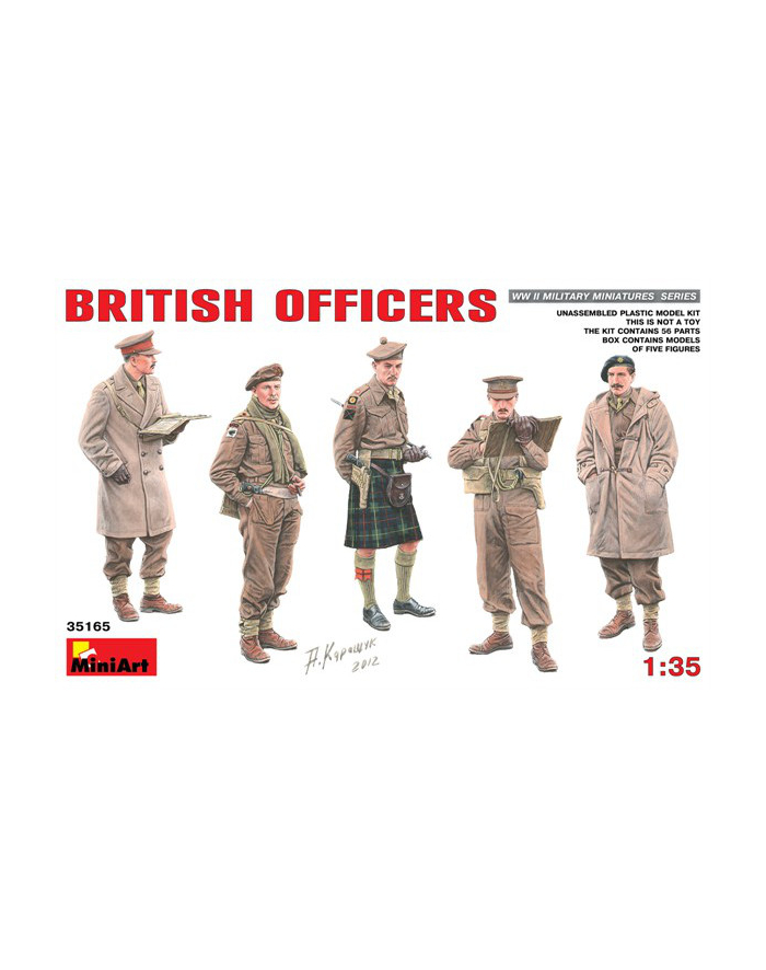 MINIART British Officers główny