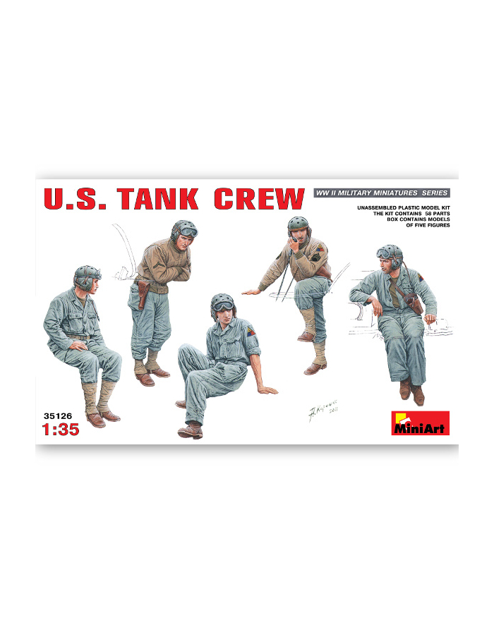 MINIART US Tank crew główny