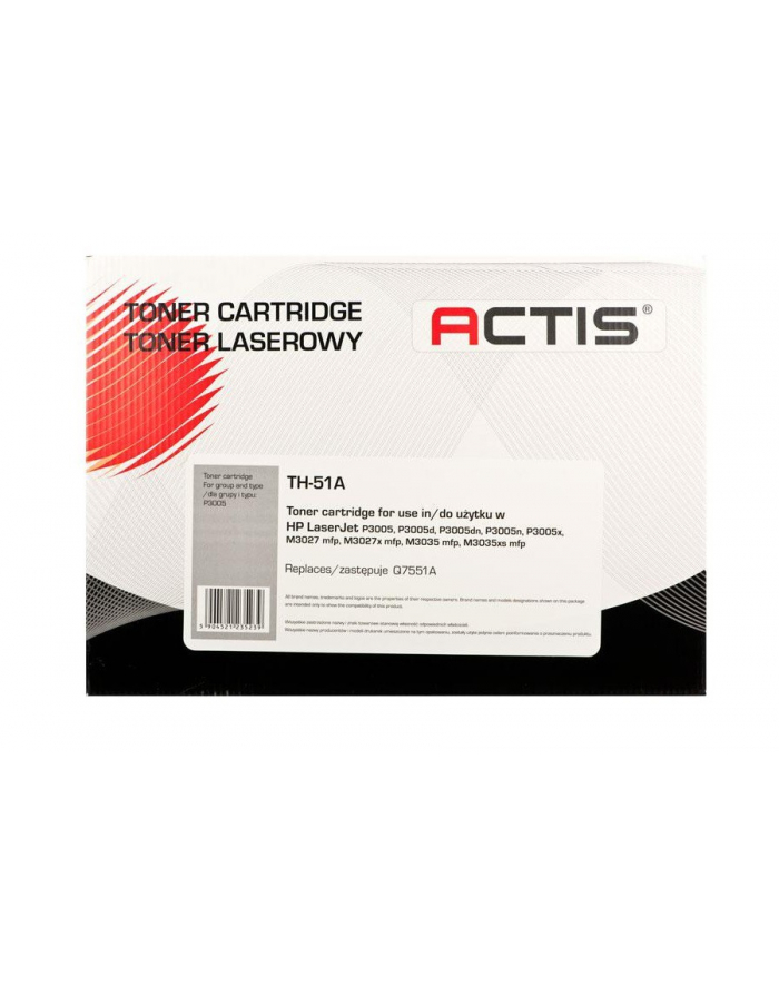 Actis toner HP Q7551A LJ 3005/3035 NEW 100%     TH-51A główny