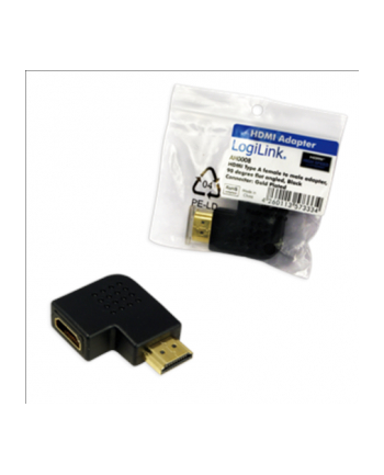 Adapter kątowy HDMI żeński - HDMI męski - LogiLink