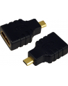 Adapter HDMI A żeński do Micro HDMI D męski - LogiLink - nr 12