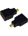 Adapter HDMI A żeński do Micro HDMI D męski - LogiLink - nr 19