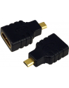 Adapter HDMI A żeński do Micro HDMI D męski - LogiLink - nr 1